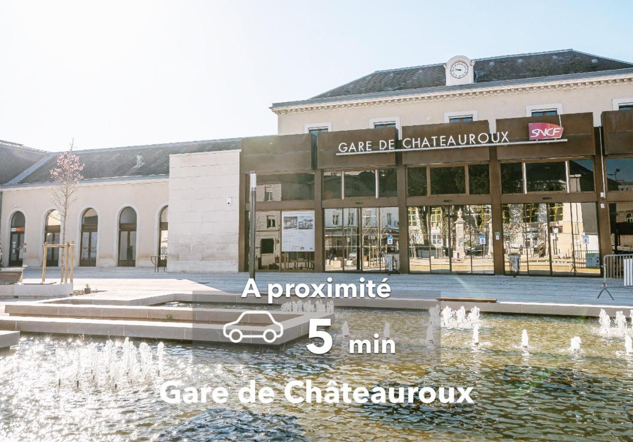 Le Haussmann ⸱ Stationnement Gratuit ⸱ Fibre Leilighet Déols Eksteriør bilde